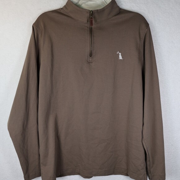 Local Boy Other - Local Boy Outfitters Brown Pullover 1/4 Zip Size Large Golf Outdoor Fishing